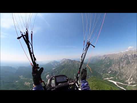 2022-05-19: Paragliding am Stol, Slowenien (85 km Flug)