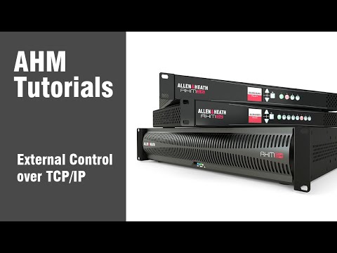 AHM System Manager - External Control over TCP/IP