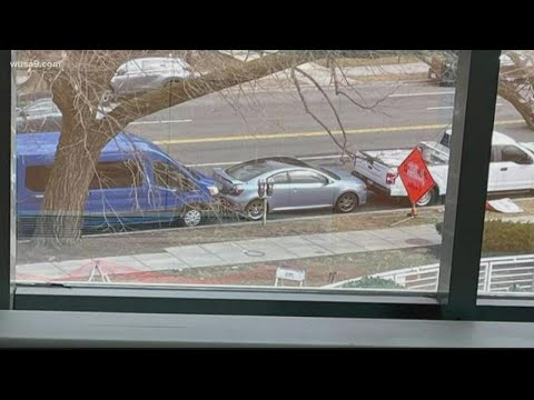 One of the tightest parallel parking jobs ever seen | Greatest Hit