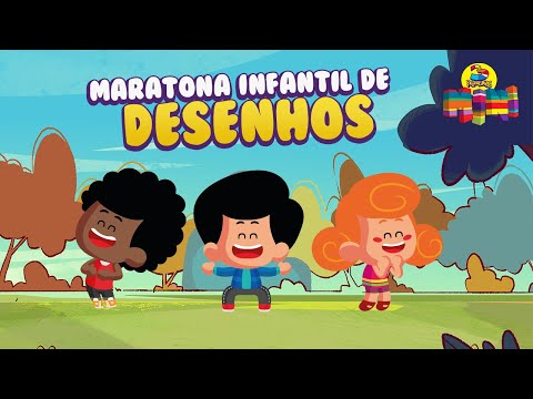 Maratona de Desenho Infantil | 3 Palavrinhas Mini | OFICIAL