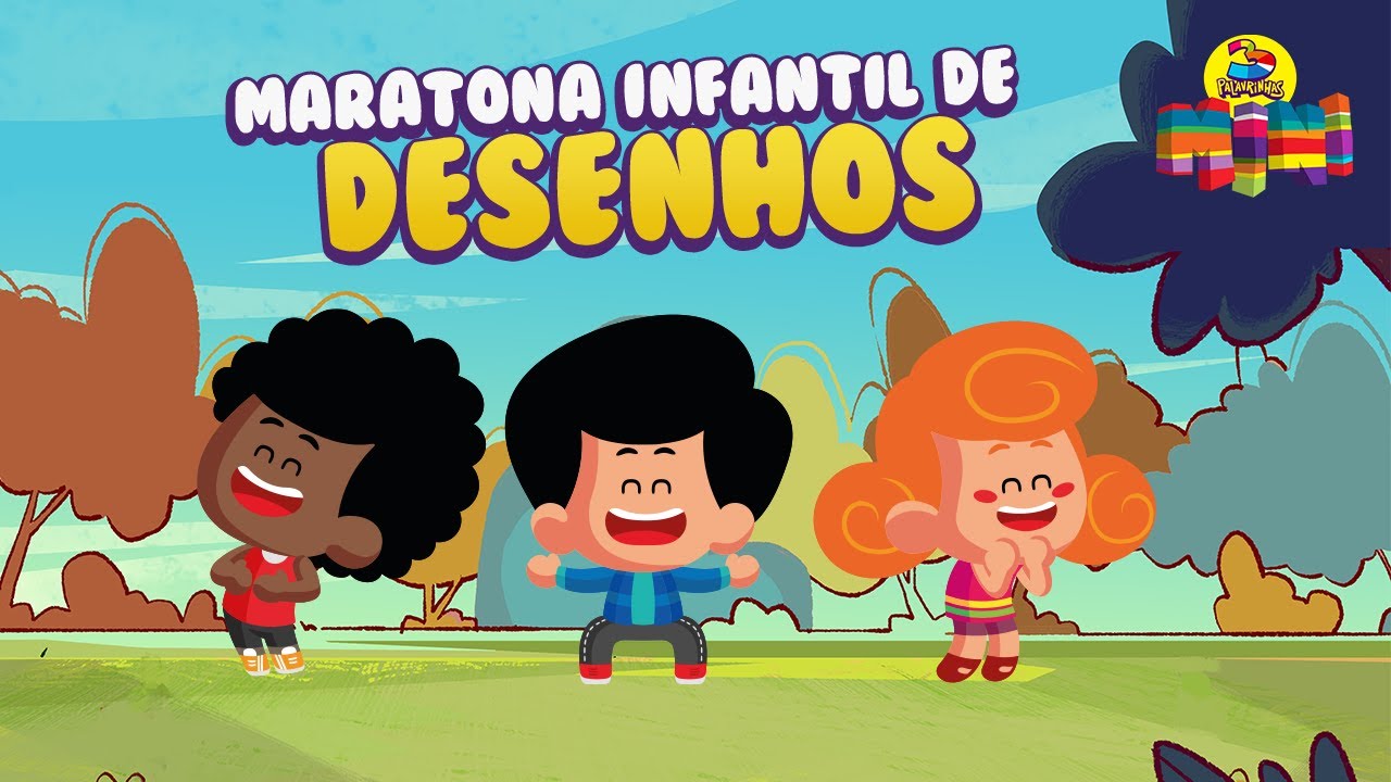 Maratona de Desenho Infantil | 3 Palavrinhas Mini | OFICIAL