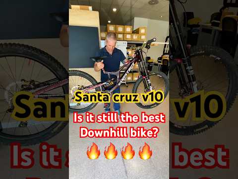 🔥Is the Santa Cruz V10 still the best downhill bike?🚵🏻‍♂️ #allmountainstyle #downhill