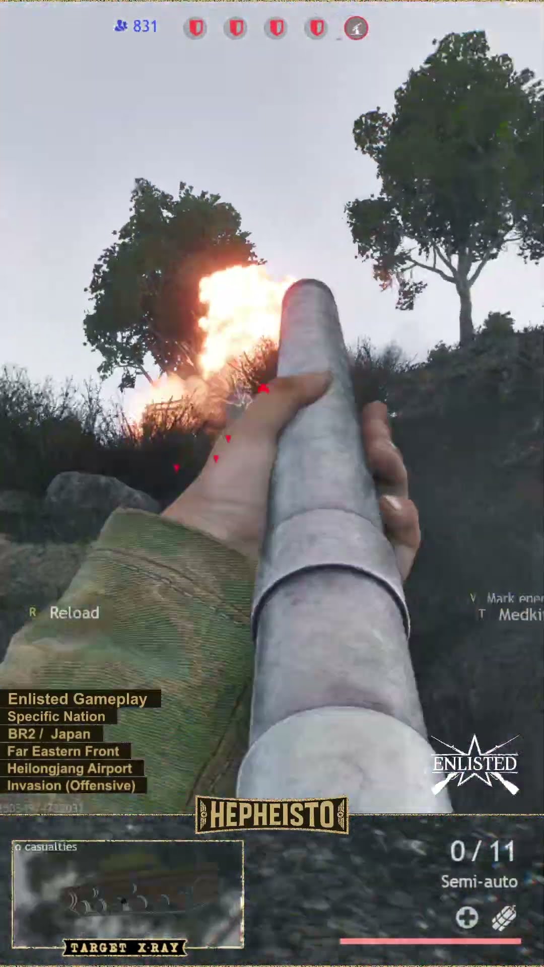 Paratrooper eliminates Tank KV-1 (L-11) with Type 5 Rocket Launcher