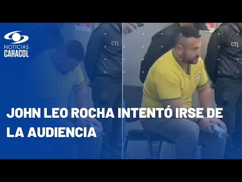Envían a prisión al mal vecino de Facatativá, John Leo Rocha, que lanzó amenazas durante audiencia