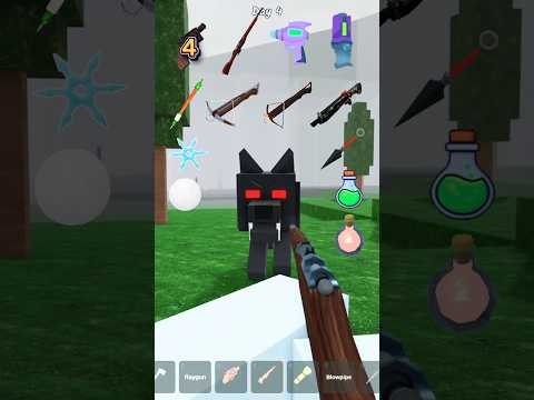 All Ranged Weapon Vs Alpha Wolf 🐺 99 nights in the forest #99nightsintheforest #99nights #roblox
