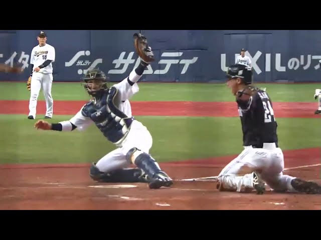 【4回表】ホークス明石も続いた!! 下位打線の連続タイムリーで4-1!! 2014/8/16 Bs-H
