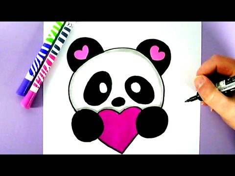HOW TO DRAW A CUTE PANDA