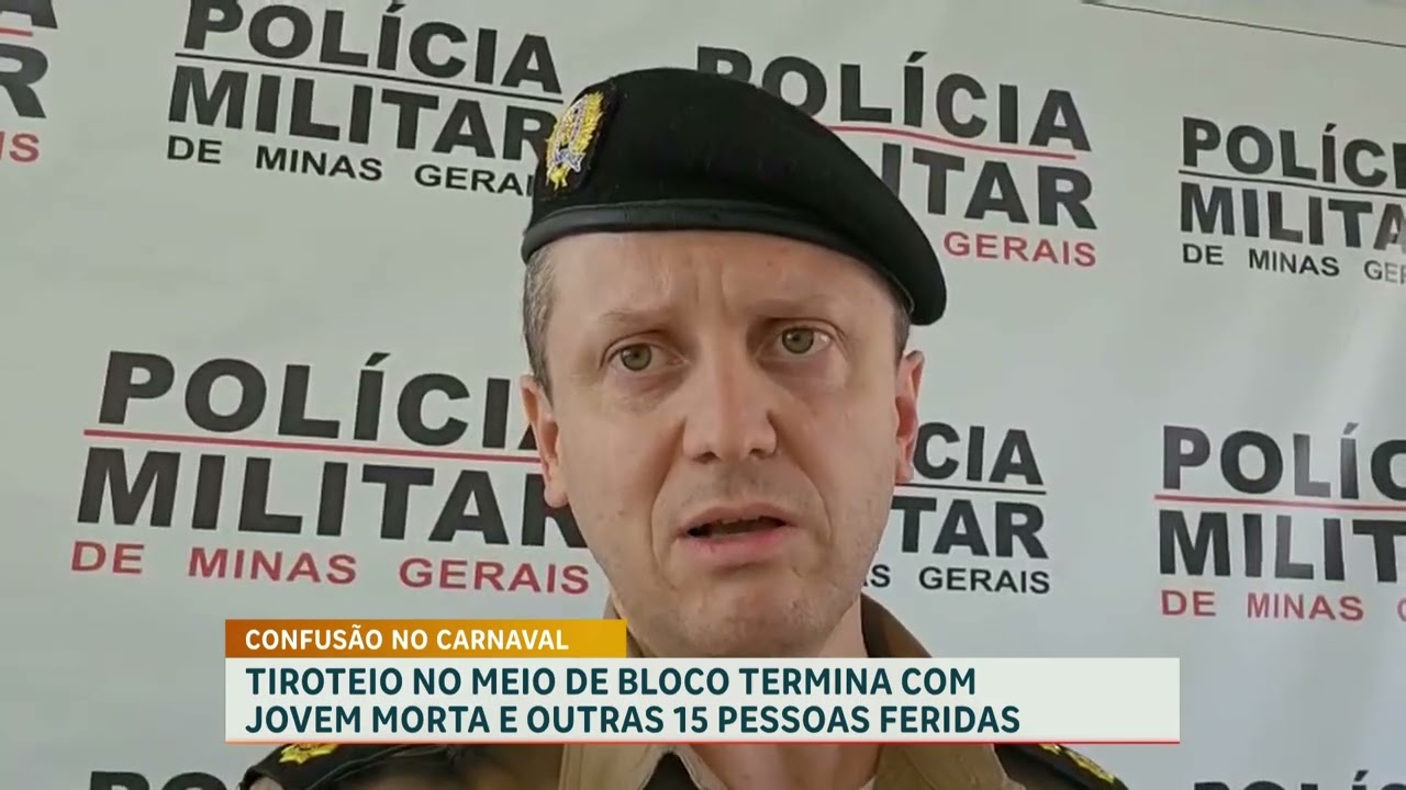 Briga em bloco de carnaval termina com jovem morta e 15 feridos no interior de Minas
