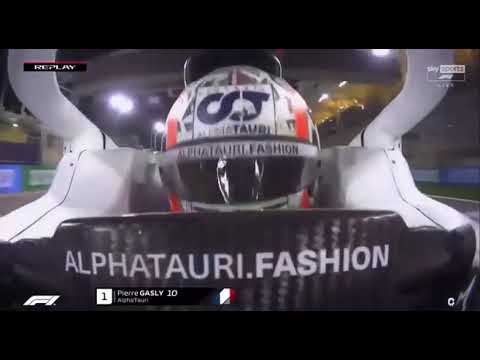 Pierre Gasley Bounce in F1 car
