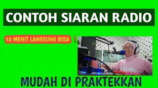 Download lagu Contoh Siaran Radio Pemula || Opening Siaran Radio - Cindy hasa mp3
