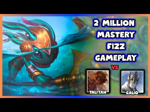 How To Play Fizz Mid In High Diamond | Fizz Mid vs Taliyah, Galio 15.22