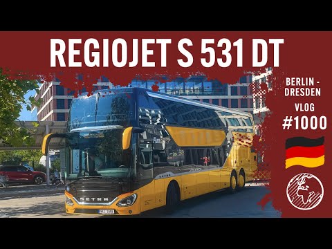 Der neue Setra S 531 DT von RegioJet | TripReport | Vlog 1000