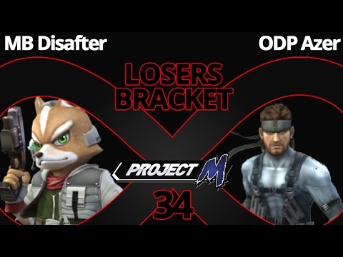 IaB34 PM - MB Disafter (Fox, Falco) vs ODP Azer (Snake) - Losers Bracket