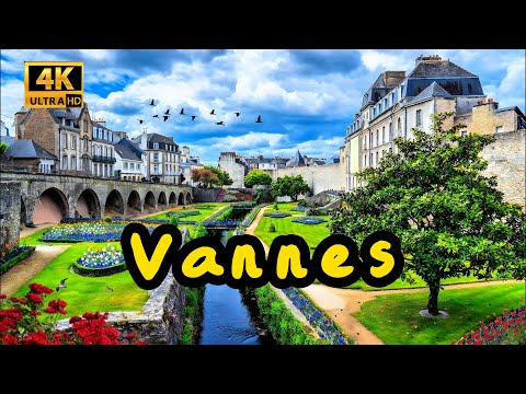 Vannes, Charming Medieval Town in France, Niche Travel, 4K