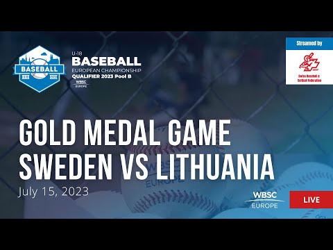 11 U-18 Baseball European Championship Qualifier SUI Gold Medal Game: Sweden vs Lithuania