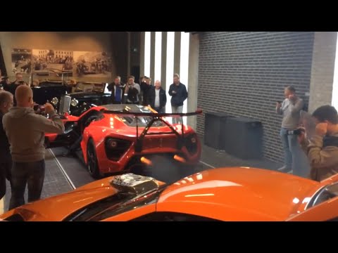 Zenvo tsr-s shoots flames!