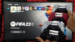 PS5 : How to play FIFA23 Local Co-Op / Multiplayer in PS5 & add 4 Controller