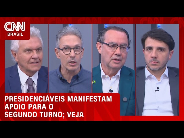 Caiado e Zema vão com Flávio; Cury e Renan seguem sem apoio | HORA H