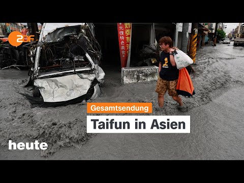 heute 19:00 Uhr vom 24.09.2025 Bundeshaushalt 2026, Extremwetterkongress, Taifun "Ragasa"