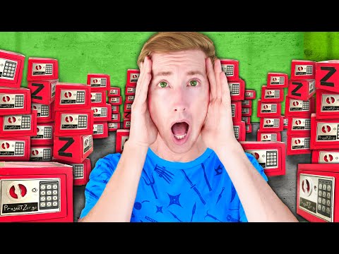 WHAT'S INSIDE These RED SAFES? Spy Ninjas vs Last to Open Hackers Safe Wins Trick Shot Challenge