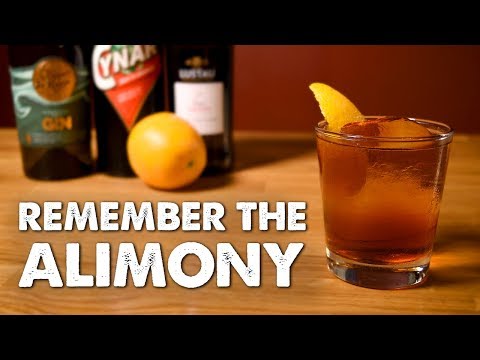 Remember the Alimony - a Modern Gin, Cynar & Sherry Remix of the Negroni (Low-ABV Cocktail)