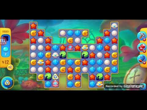 fishdom gameplay/ level 5683  / It is like the ads? / thank you /