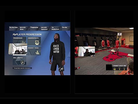 NBA 2K20 MY CAREER MODE EP. 83 WORLD CHAMPS SEASON 2021 BLAZERS VS BULLS BLACK LIVES MATTER STREAM 3
