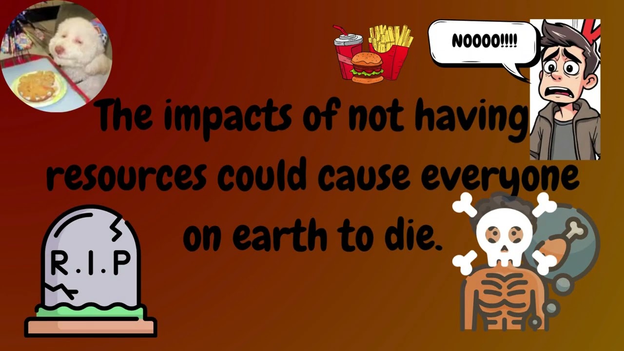 We’re consuming too many resources by Sherwood C. and Lucas W. (Harrisfield Public School Grade 7)