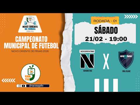 RODADA DE ABERTURA - Campeonato Municipal  de NOVO ORIENTE DE MINAS