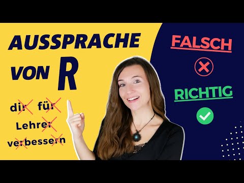Aussprache lernen: Das WICHTIGSTE "R" auf Deutsch RICHTIG SAGEN (Natürlich sprechen | Übungen)