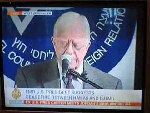 Jimmy Carter speaks on 5 conflicts in the Middle East