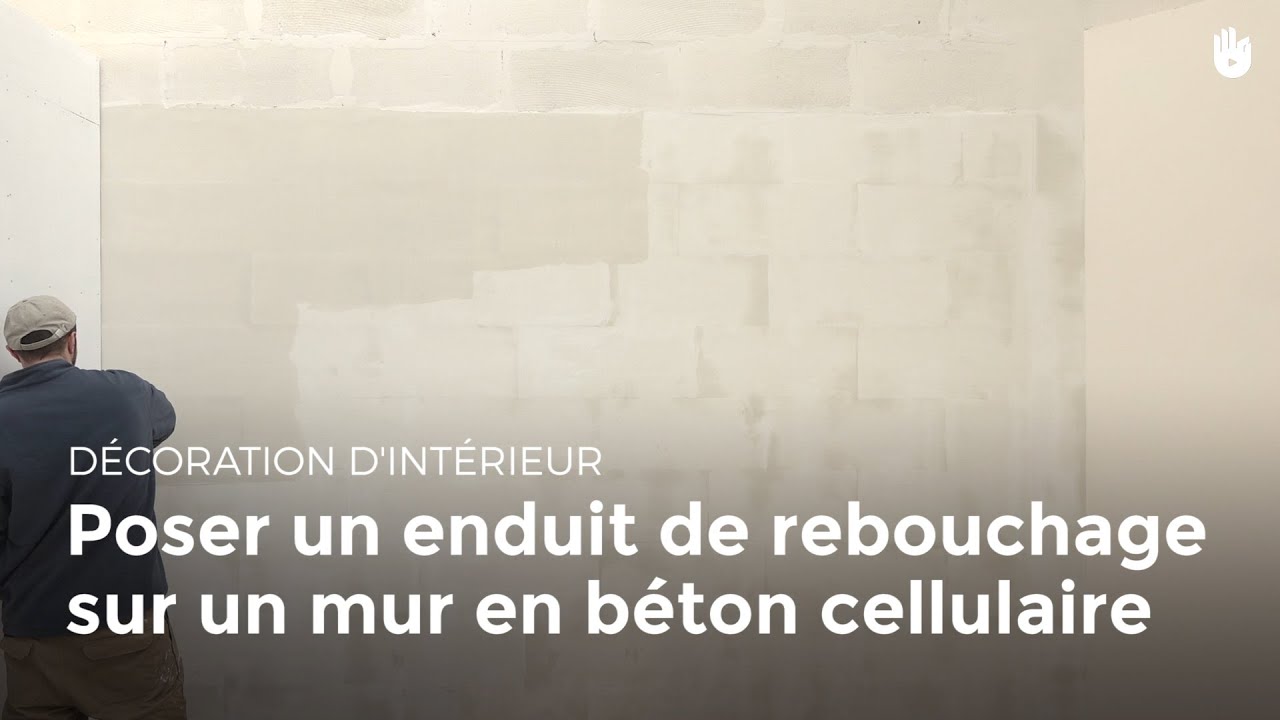 Poser un enduit de rebouchage sur un mur en béton cellulaire DIY — free download