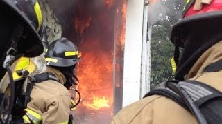 Live Burn Training - Rural House Fire Training - Volunteer Firefighter Education - C2FR