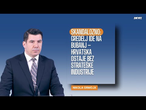 SKANDALOZNO: Gredelj ide na bubanj – Hrvatska ostaje bez strateške industrije