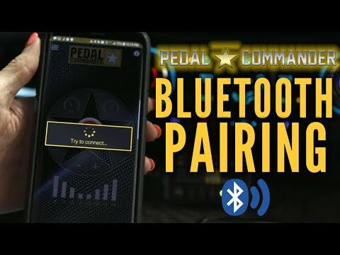 Pedal Commander APP - Bluetooth Pairing
