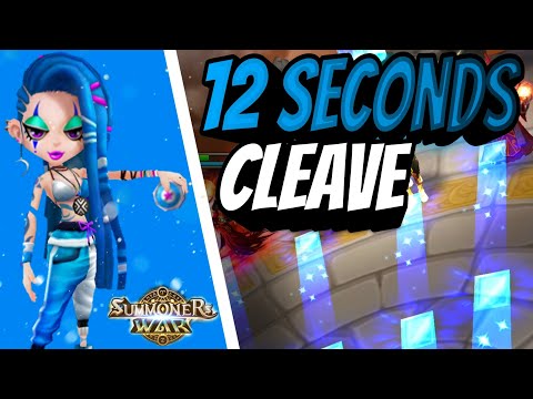 It Took him 12sec to CLEAVE his Opponents! - Summoners War