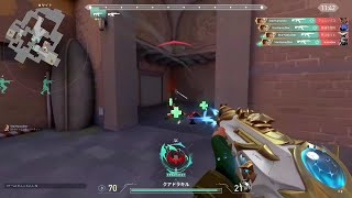 【VALORANT】フォーセイクンヴァンダルで2秒間に4キル