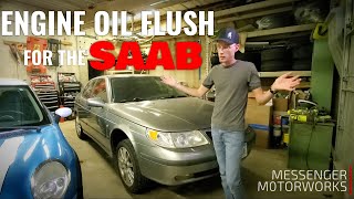 Saab 9-5 Low Oil Pressure BAD - Engine Oil Flush