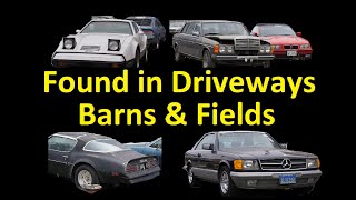 BARN FIND CAR WALKAROUND ~ FINAL DAYS CLASSIC PROJECT CARS SALE FOUND IN FIELDS & DRIVEWAYS