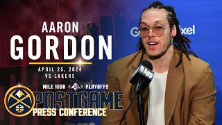 Aaron Gordon Full Postgame Three Press Conference vs. Lakers 🎙