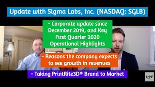 Sigma Labs on Taking PrintRite3D® Brand to Market and Reasons the Company Expects Revenue Growth