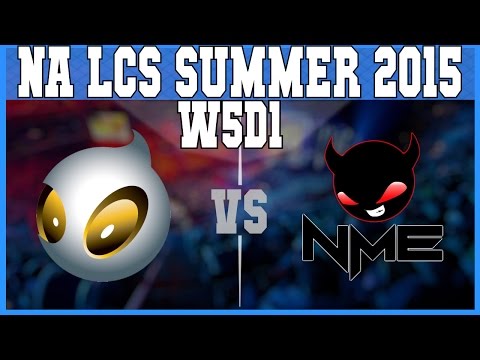 Dignitas VS Enemy Esports || NA LCS Summer 2015 || Week 5 Day 1 | DIG vs NME W5D1 HD