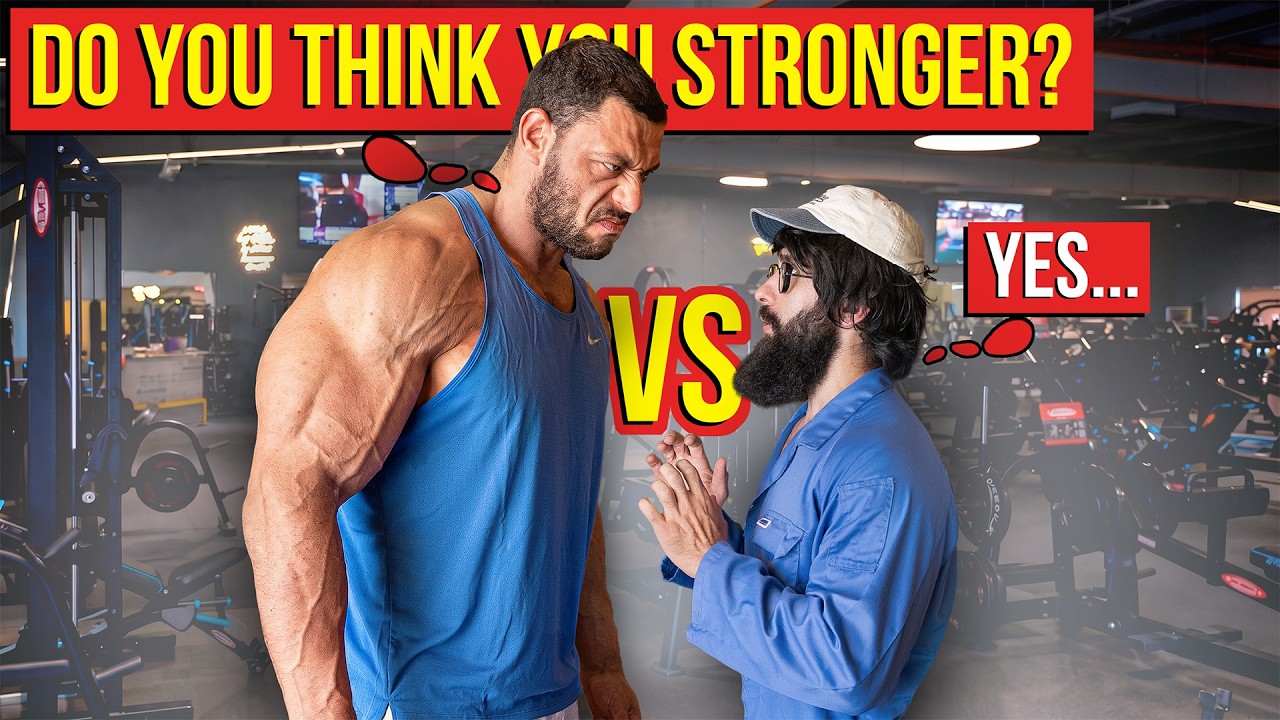 WHO IS STRONGER? Anatoly VS Bodybuilder | Pretended to be a CLEANER