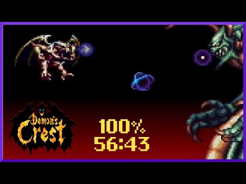 Demon's Crest 100% in 56:43!