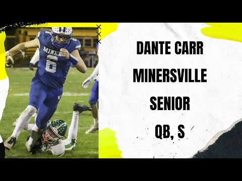 Dante Carr, Minersville - Fanelli, Evans & Patel T-102 Sports Now Athlete of the Week