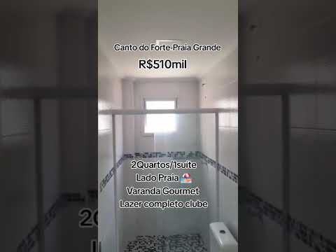 Apartamento com 2 Quartos e 2 banheiros à Venda, 74 m² por R$510mil no Canto do Forte - Praia Grande-SP.