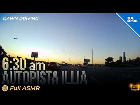 6:30 AM Buenos Aires Morning Drive | Cabildo, General Paz, Lugones & Illia | Full ASMR