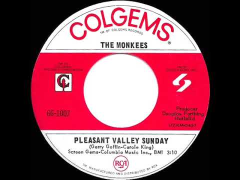 1967 HITS ARCHIVE: Pleasant Valley Sunday - Monkees (a #2 record--mono 45)