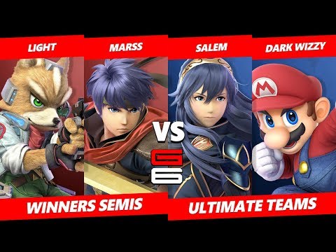 Genesis 6 SSBU Teams - Light & Marss VS Dark Wizzy & Salem - Smash Ultimate Teams WSF