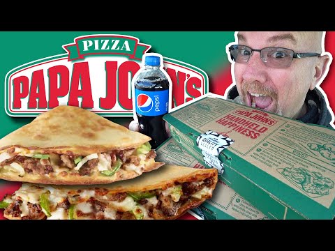 PAPA JOHN'S PAPADIAS 🍕 BBQ Chicken & Bacon Vs Philly...